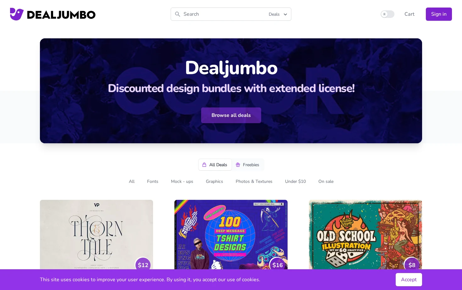 Dealjumbo 页面快照